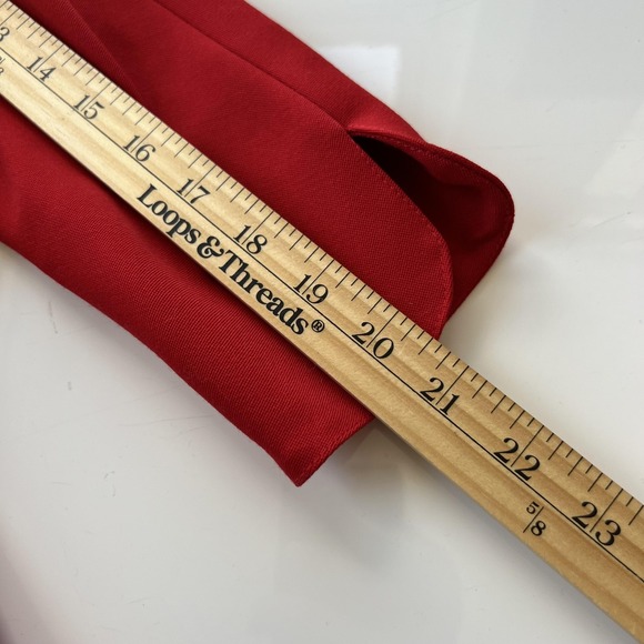 Vintage Valentino Boutique Skirt Suit Womens 4 Red‎ Made in Italy Two Piece 90s - Picture 16 of 16